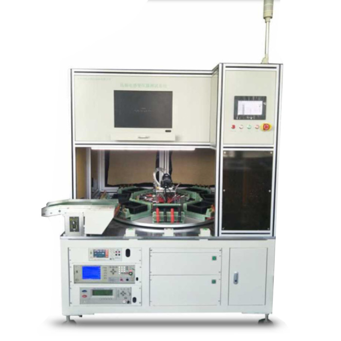  High frequency inductance turntable test system